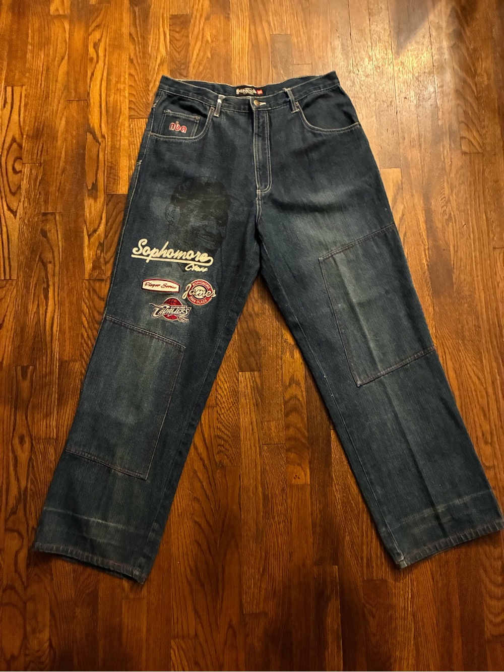 Vintage y2k Unk nba LeBron james jeans size 36x32